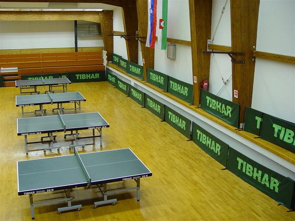 Namizni tenis v dvorani Krim ali v dvorani Kodeljevo