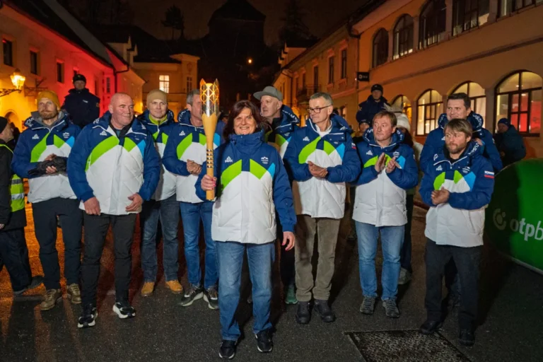 Slovenska bakla včeraj v Kamniku