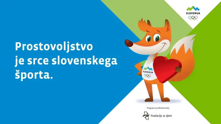 Olimpijski komite Slovenije vzpostavil nacionalno bazo prostovoljcev v športu